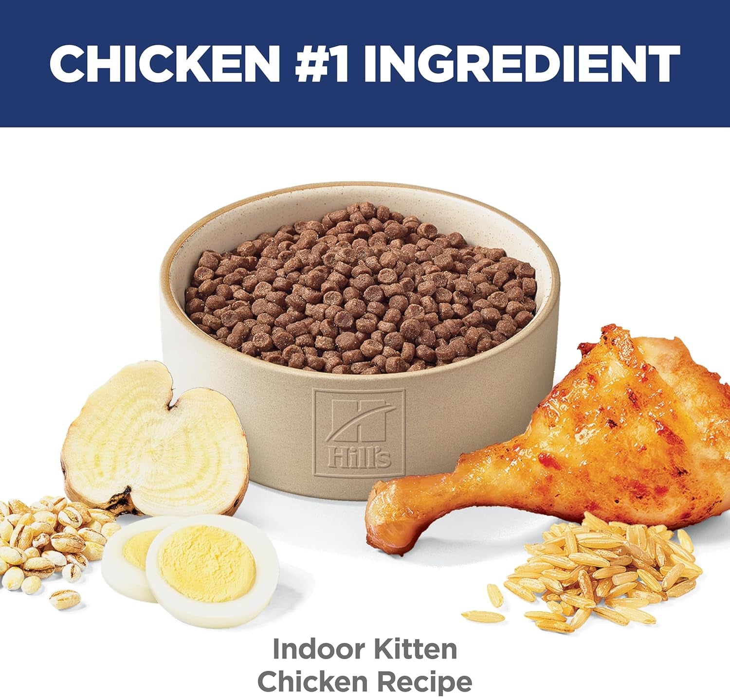 Hill'S Science Diet Dry Cat Food, Kitten, Indoor, Chicken Recipe, 3.5 Lb. Bag